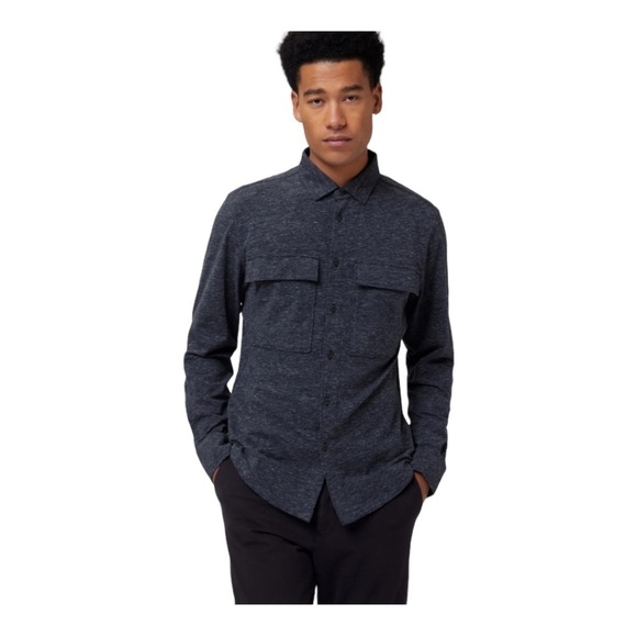 GOOD Man Star Flex Heather Shirt Jacket - Picture 1 of 14
